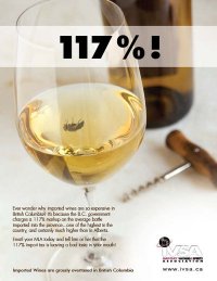 Wine is overtaxed!